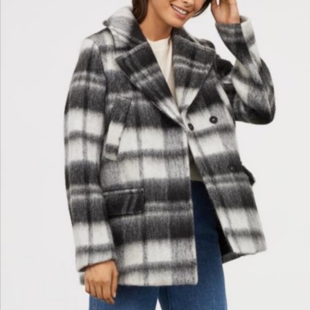 H&M double breasted coat